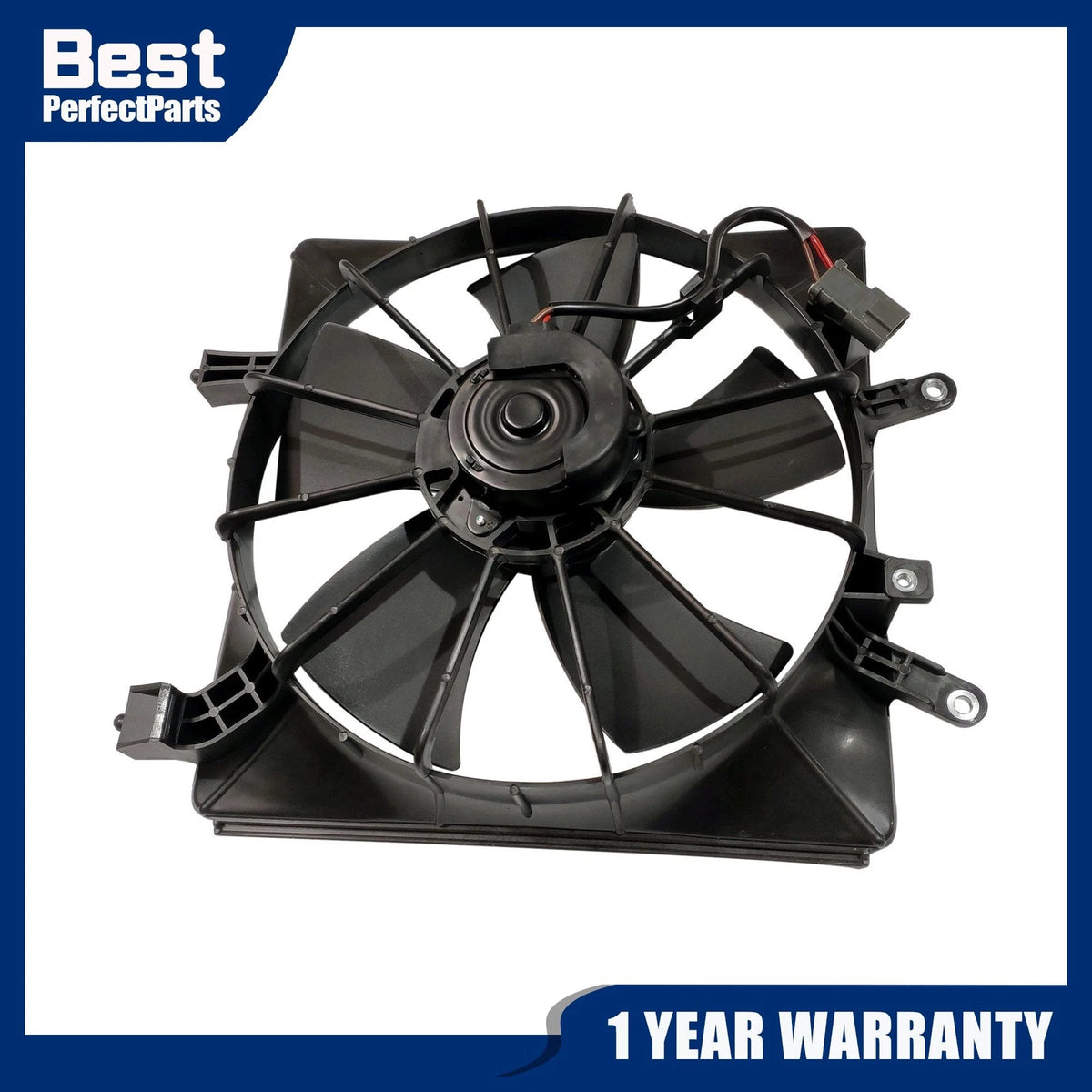Cooling Engine Radiator Fan Assembly for Honda Civic 2001–2005 (1.7L, 19000PLF513)
