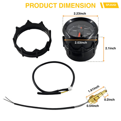 Water Coolant Temperature Gauge Kit for
