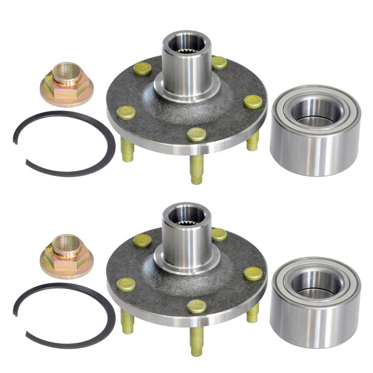 2X Front Wheel Hub Bearing Kit for Ford Escape Mariner Mazda Tribute (2001–2012)
