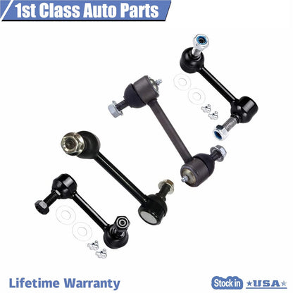 Set of 4 Front Stabilizer Sway Bar End Links for Envoy Trailblazer Rainier (2003–2009)