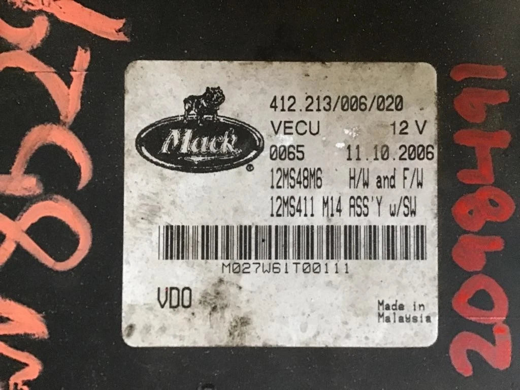 Cab Control Unit Module for Mack MR690 (2001) - Replaces 12MS48M6