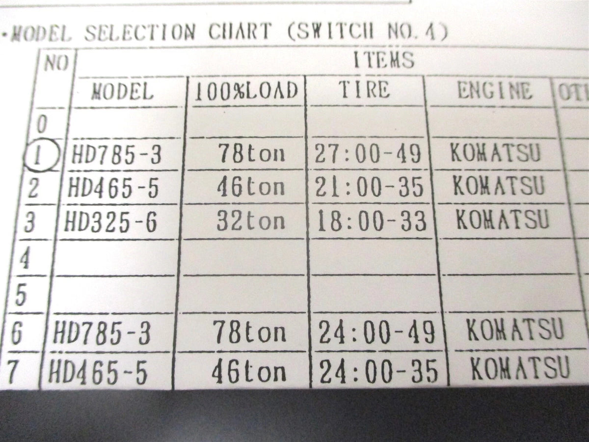 Control Box for Komatsu HD785 HD465 (56B-86-16210, PLM-9201)