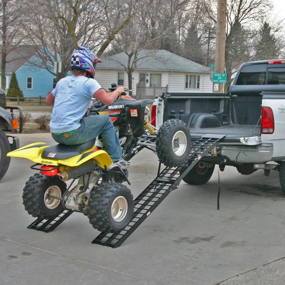 2X 120" Aluminum Folding ATV Ramps 2,000 lb Capacity
