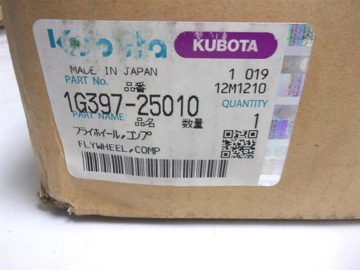 Genuine OEM Flywheel for Kubota V2607 (14" Bottom, 12.5" Gear)