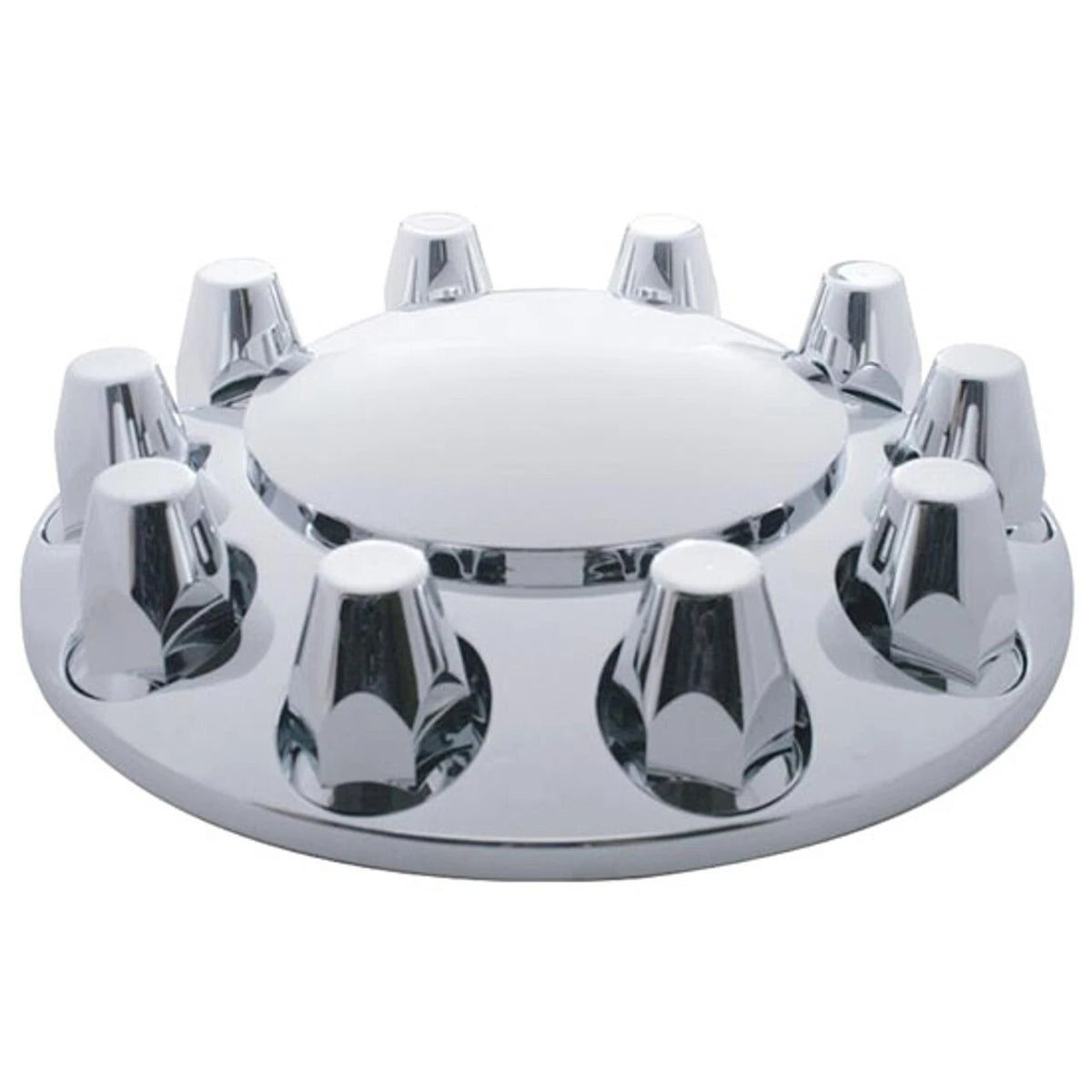 Chrome Plain Front Axle Cover for