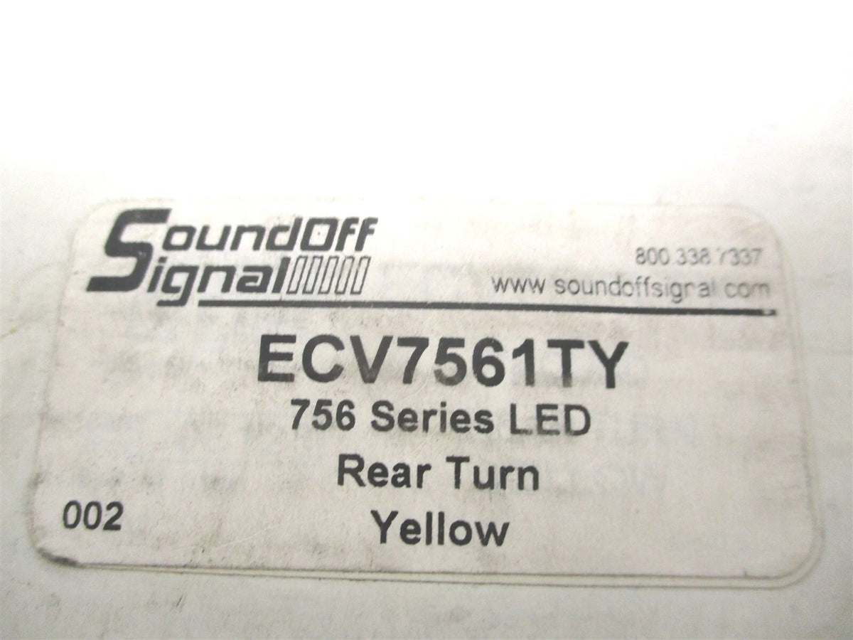 7" Round LED Yellow Rear Turn Bus Light for ECV7561TY (2209434C1, 222654C1)
