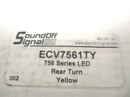 7" Round LED Yellow Rear Turn Bus Light for ECV7561TY (2209434C1, 222654C1)