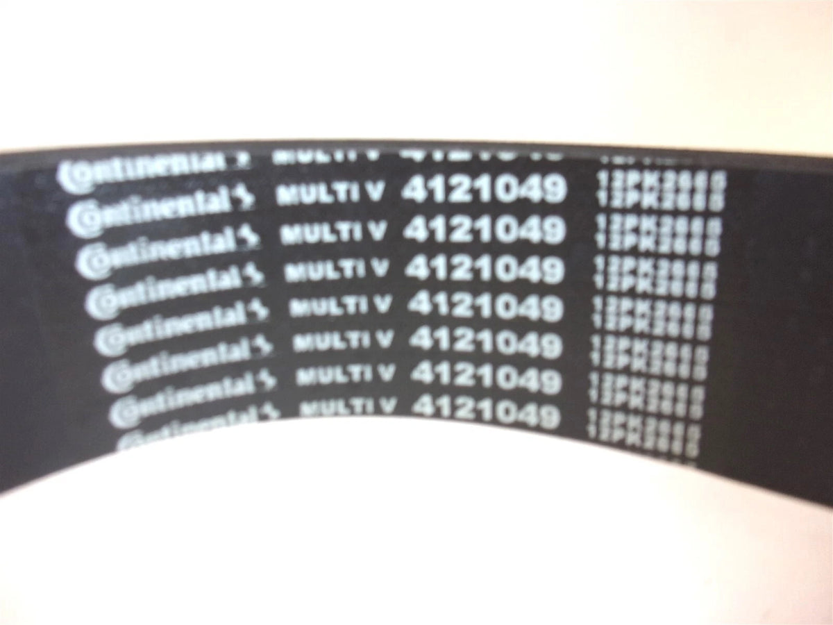 Serpentine Multi-V Belt for Continental (4121049, 12PK2665) 104.9" X 1.68"