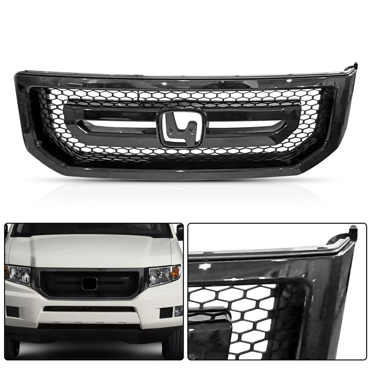 Front Grille for Honda Ridgeline (2009–2011) 71100-SJC-ZZ00 71100-SJCX-A2