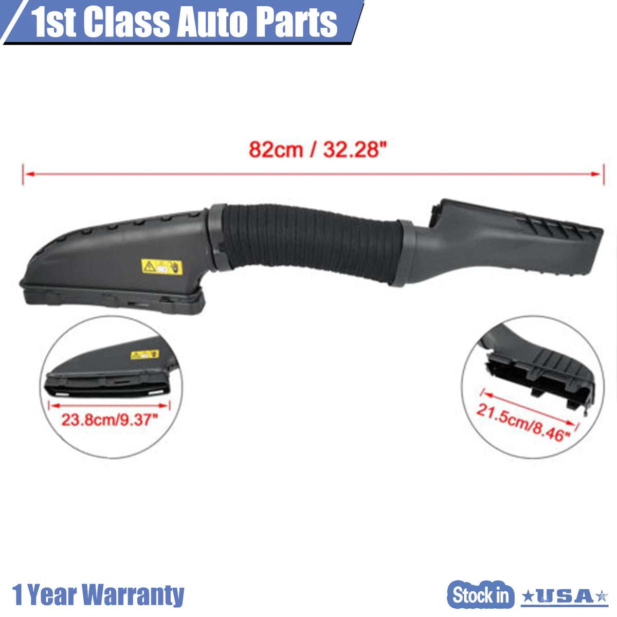 Air Cleaner Intake Duct Tube Hose for Mercedes-Benz GLA250 (2014–2018)