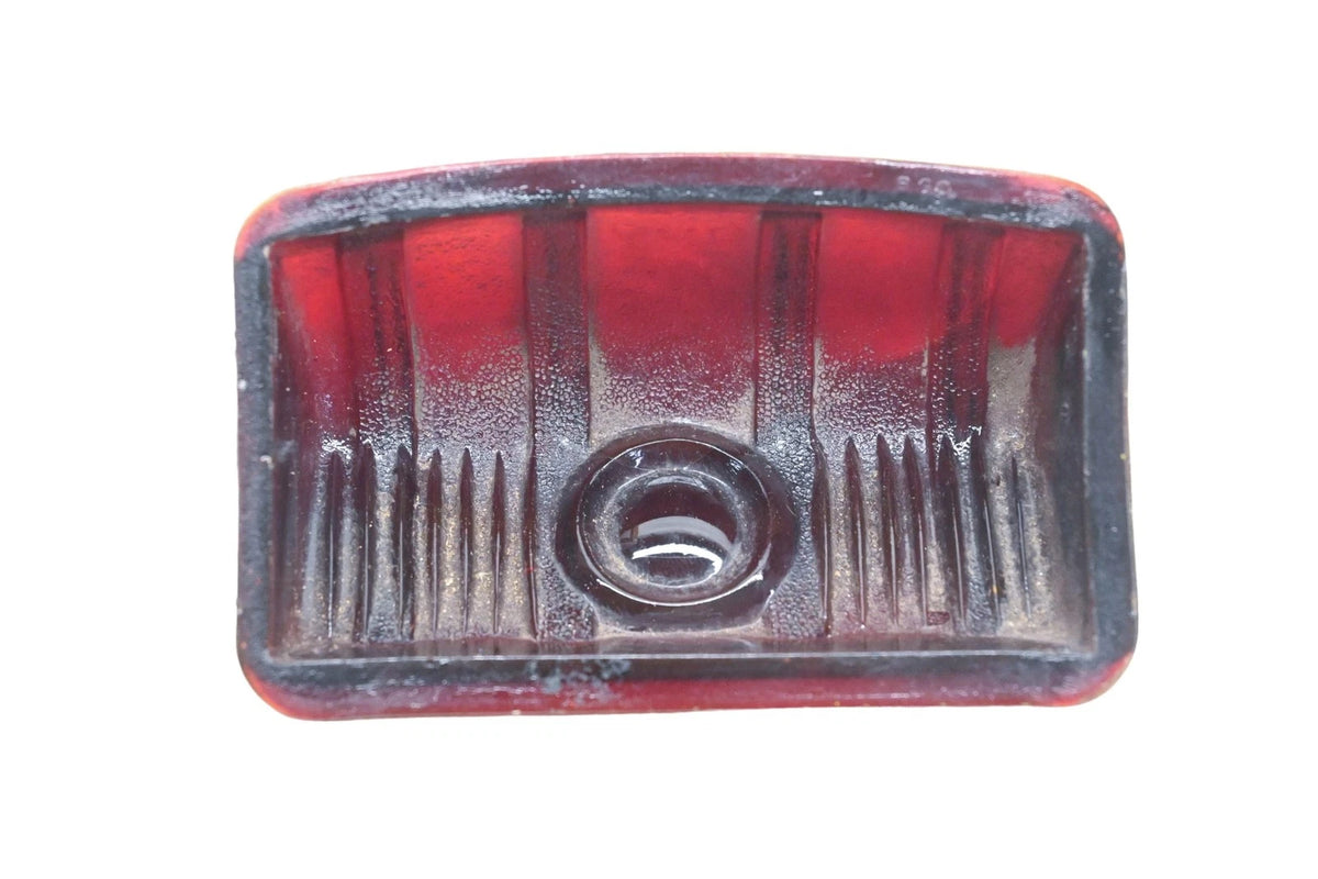 Plymouth Red Glass Taillight Lens 13581 (NOS) 2-5/8" x 4-3/16"