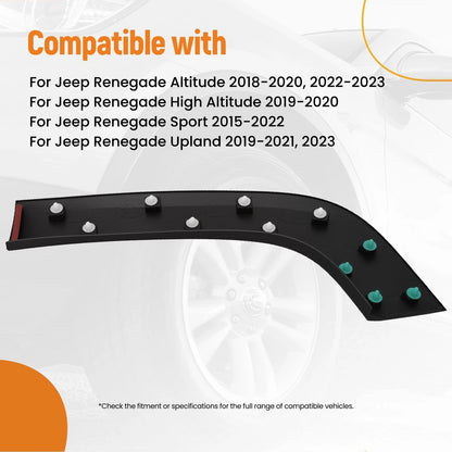Rear Fender Flare Molding for Jeep Renegade (2015–2023) 5XB66LXHAA