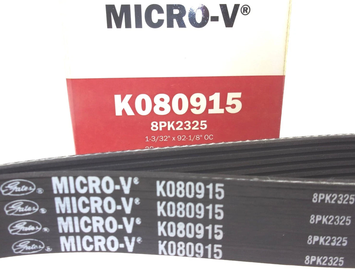 Gates Serpentine Micro-V Belt K080915 8PK2325 for