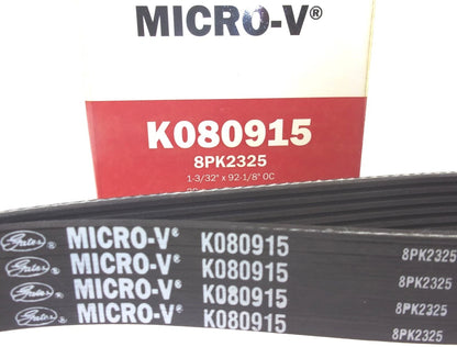 Gates Serpentine Micro-V Belt K080915 8PK2325 for