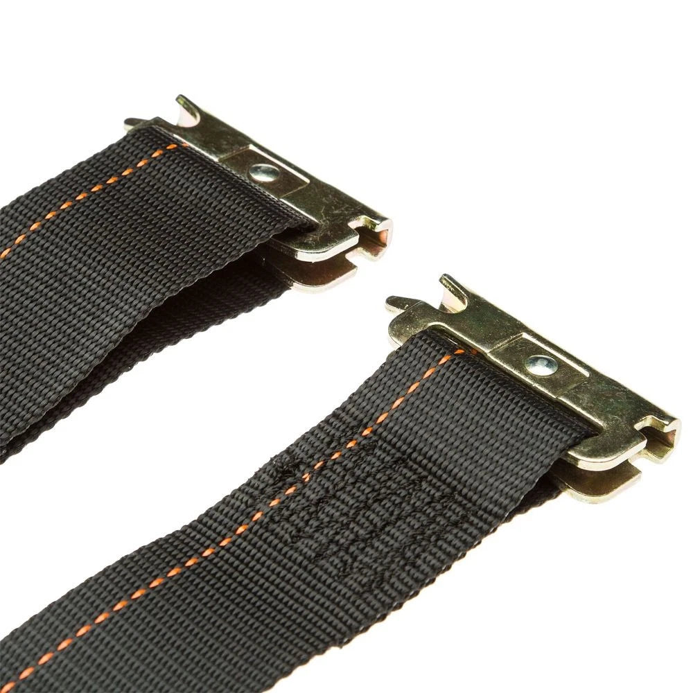 Set of 8 Cam Buckle Straps 2" x 12' with E-Fittings
