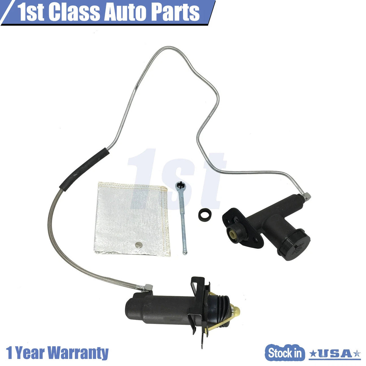 Clutch Master and Slave Cylinder Assembly for Ford F-250 Super Duty (1999–2016) CC649005