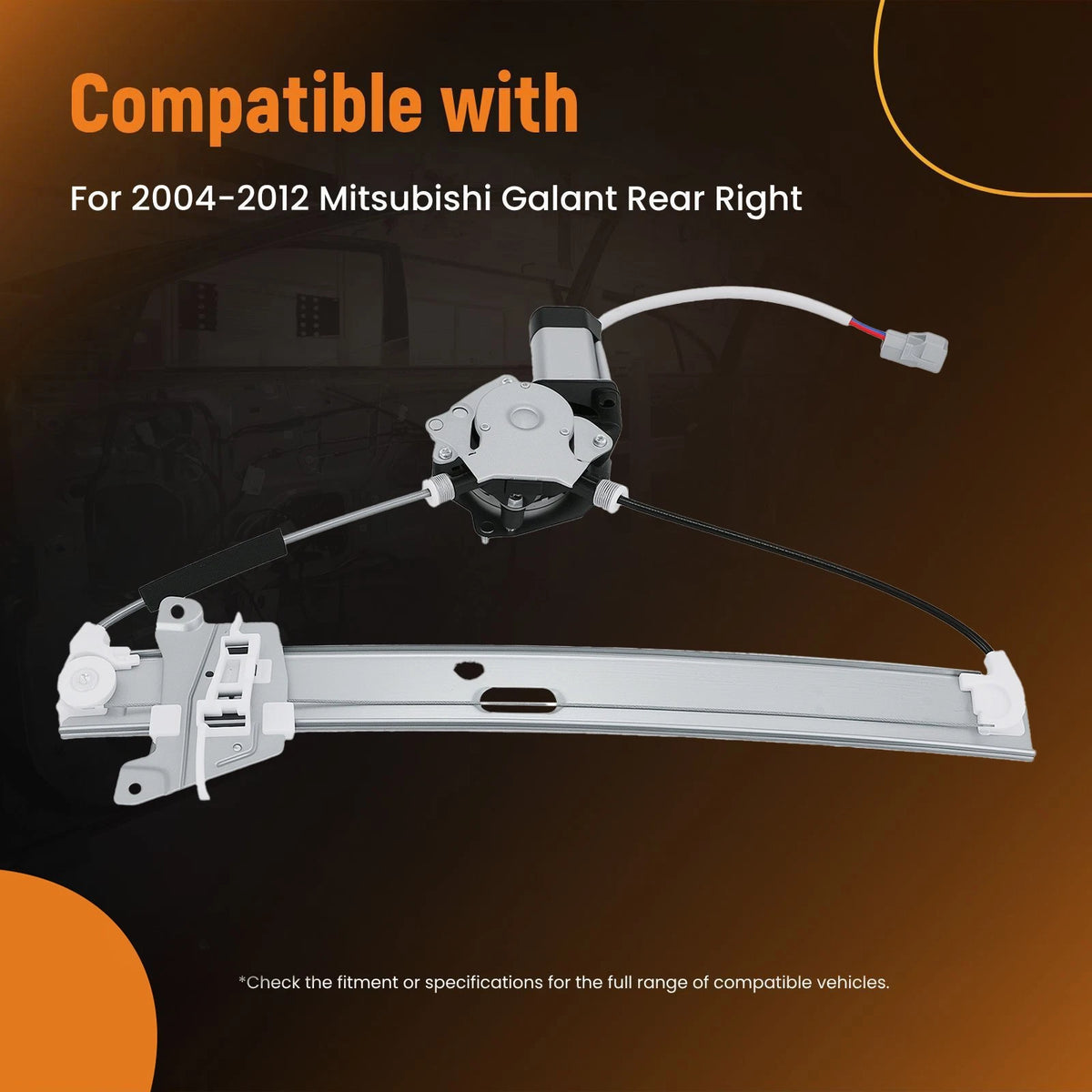 Window Regulator Complete Assembly for Mitsubishi Galant (2004–2012) RR