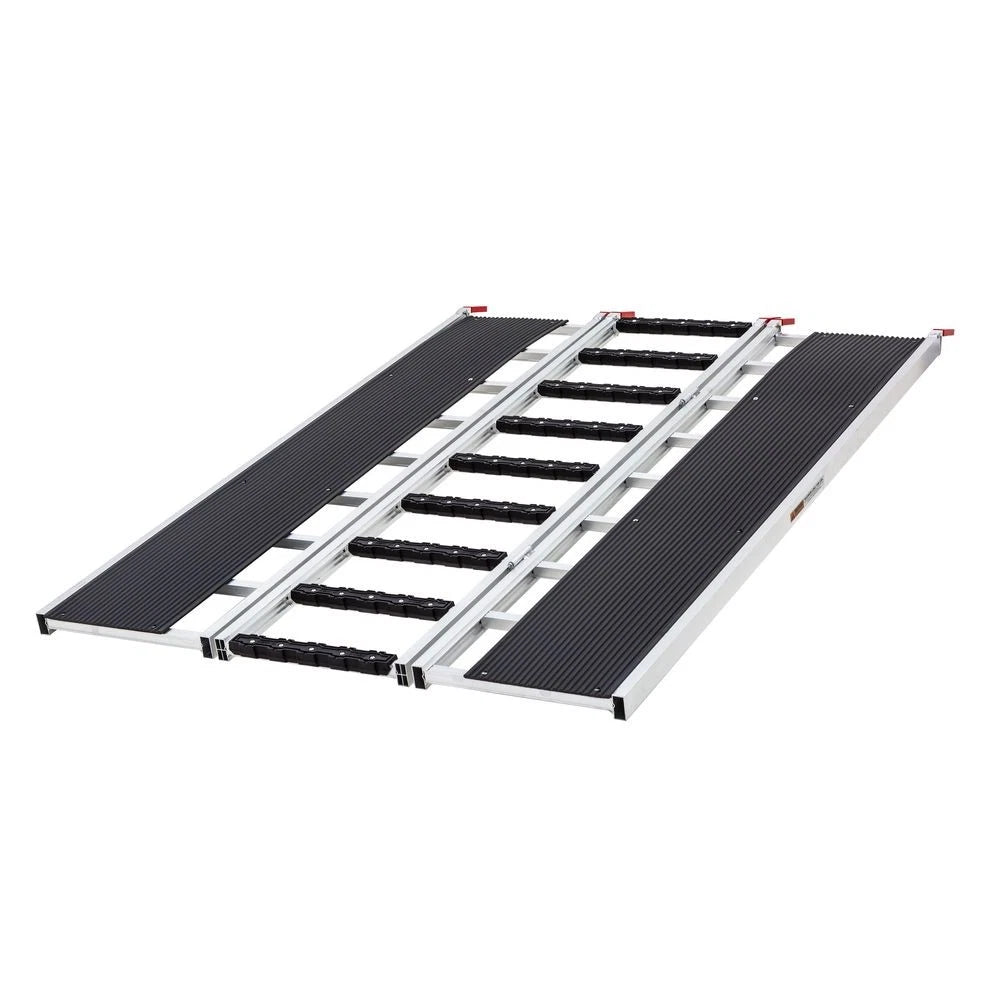 Folding Snowmobile Ramp for Black Ice SNO-7754-HDXW-S (6' 5" x 54")
