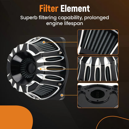 Air Filter Cleaner Intake Kit for Harley Softail