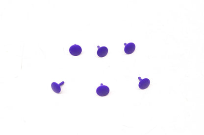 Set of 6 Violet Carpet Plugs for Aftermarket (NOS)