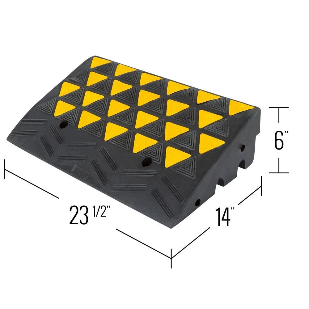 6" High Curb Ramp for Guardian (60000 lb, Rubber, KR36R-DK)