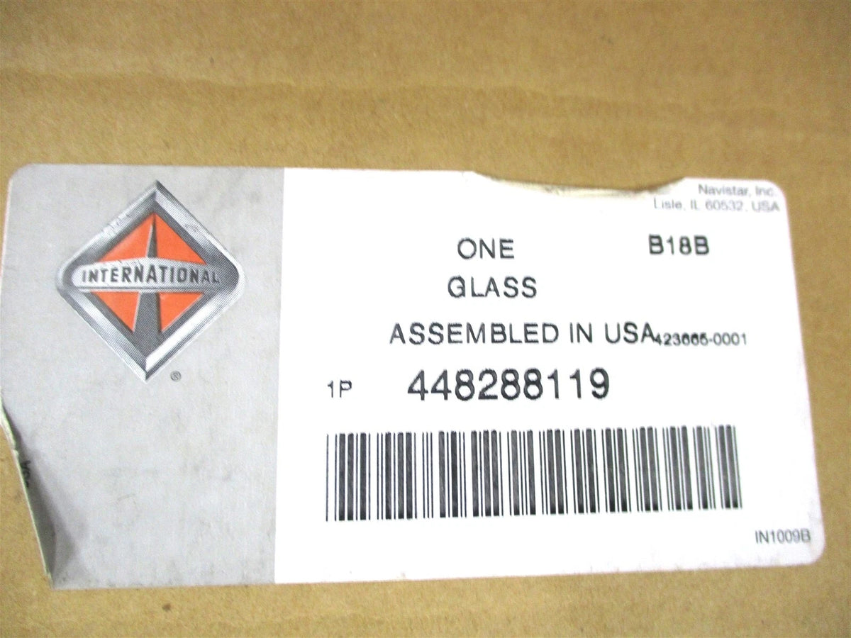 Rear Kick Out Window Glass for International (448288119)