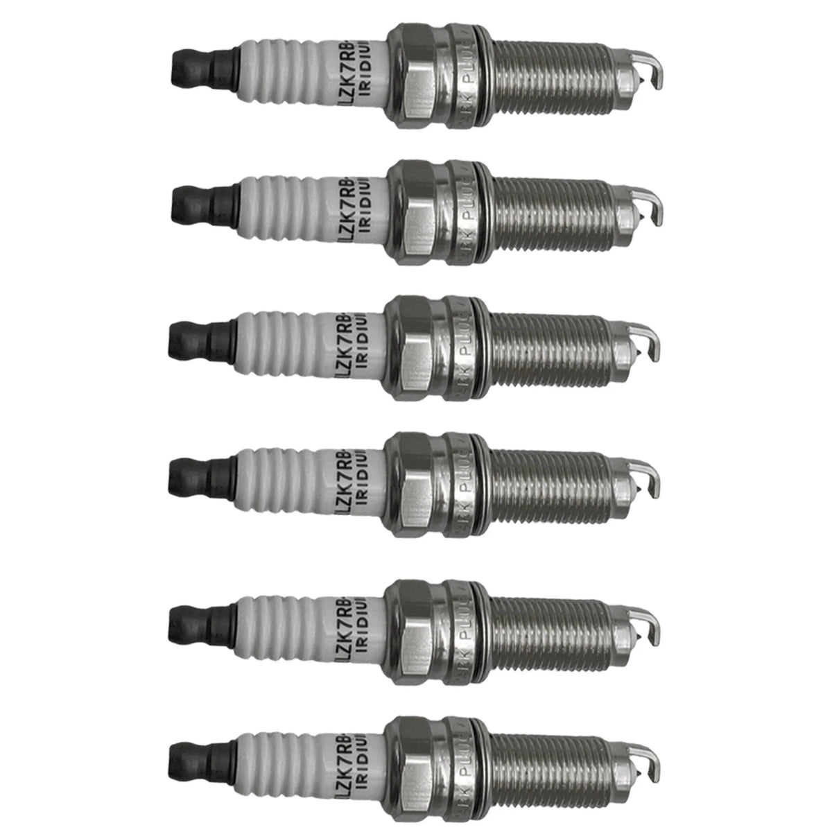 Set of 6 Double Iridium Spark Plugs for Honda Odyssey Ridgeline, Acura MDX (2018–2021, 2014–2020)
