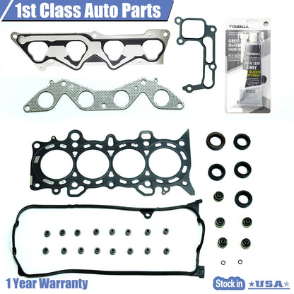 MLS Engine Head Gasket Set for Honda Civic EX HX (2001–2005) D17A2 D17A6