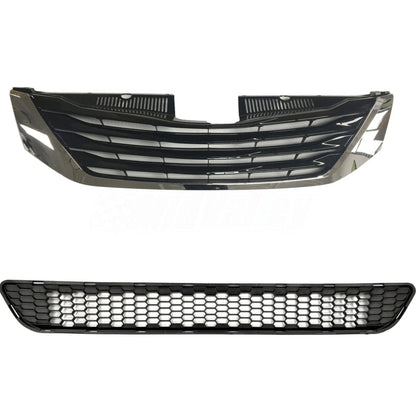 Set of 2 Front Grilles for Toyota Sienna (2011–2017) TO1036120