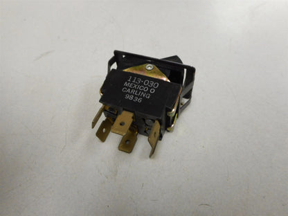 Set of 5 Carling Trans-Air Bus Van Fan Rocker Switch 6-Terminal 113-030