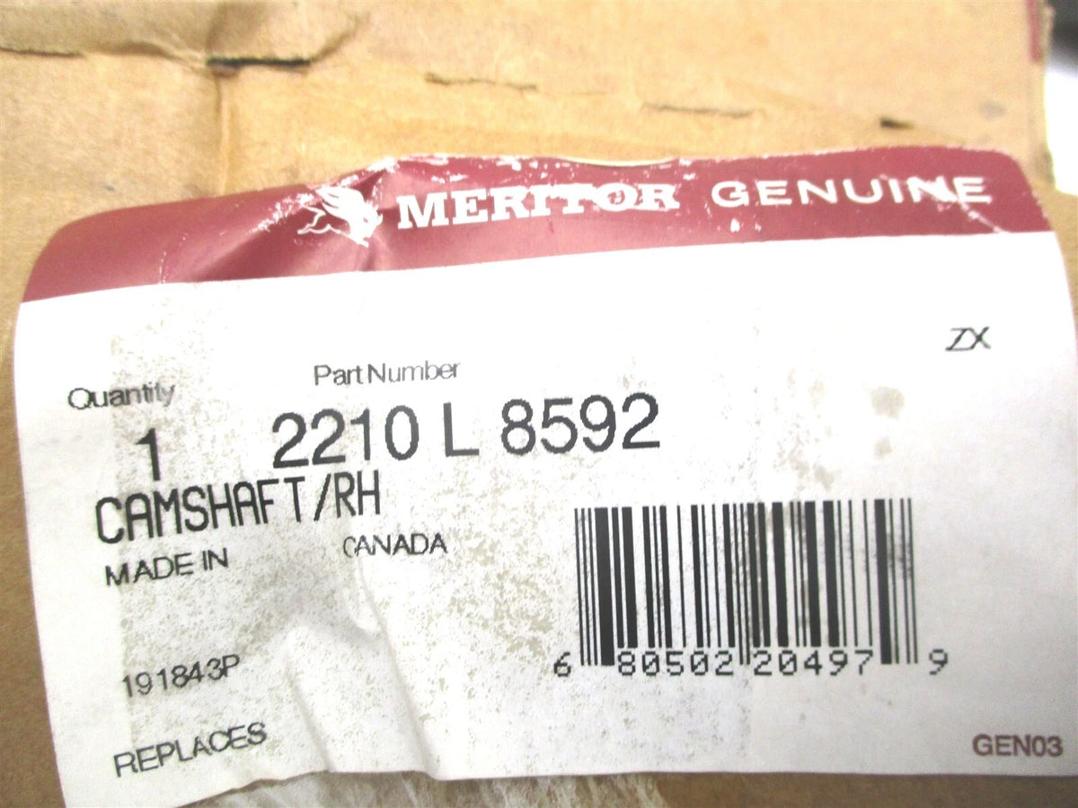 Genuine Meritor Q-Plus Right Hand Brake Camshaft 28 Spline 1 1/2" for