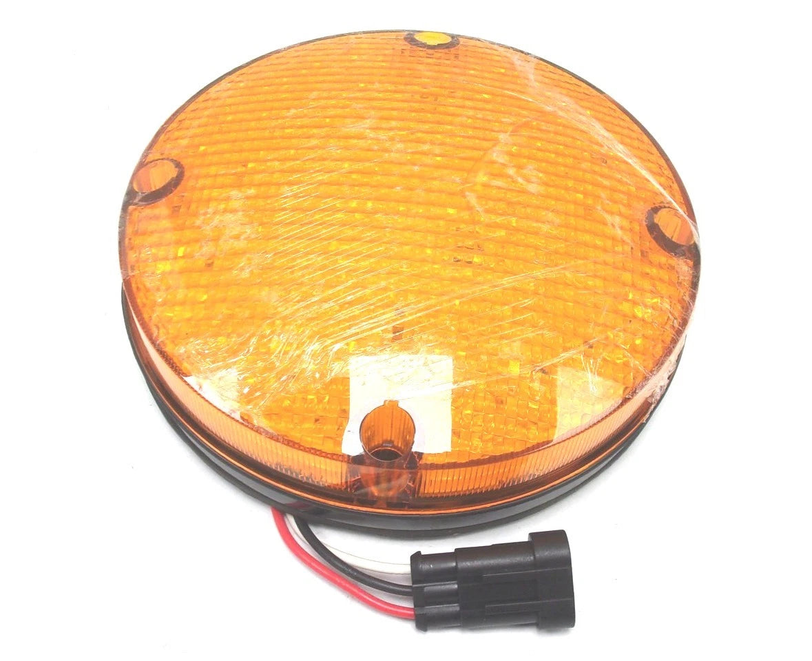 7" Round LED Amber Turn/Park Light for International (3709348C1)