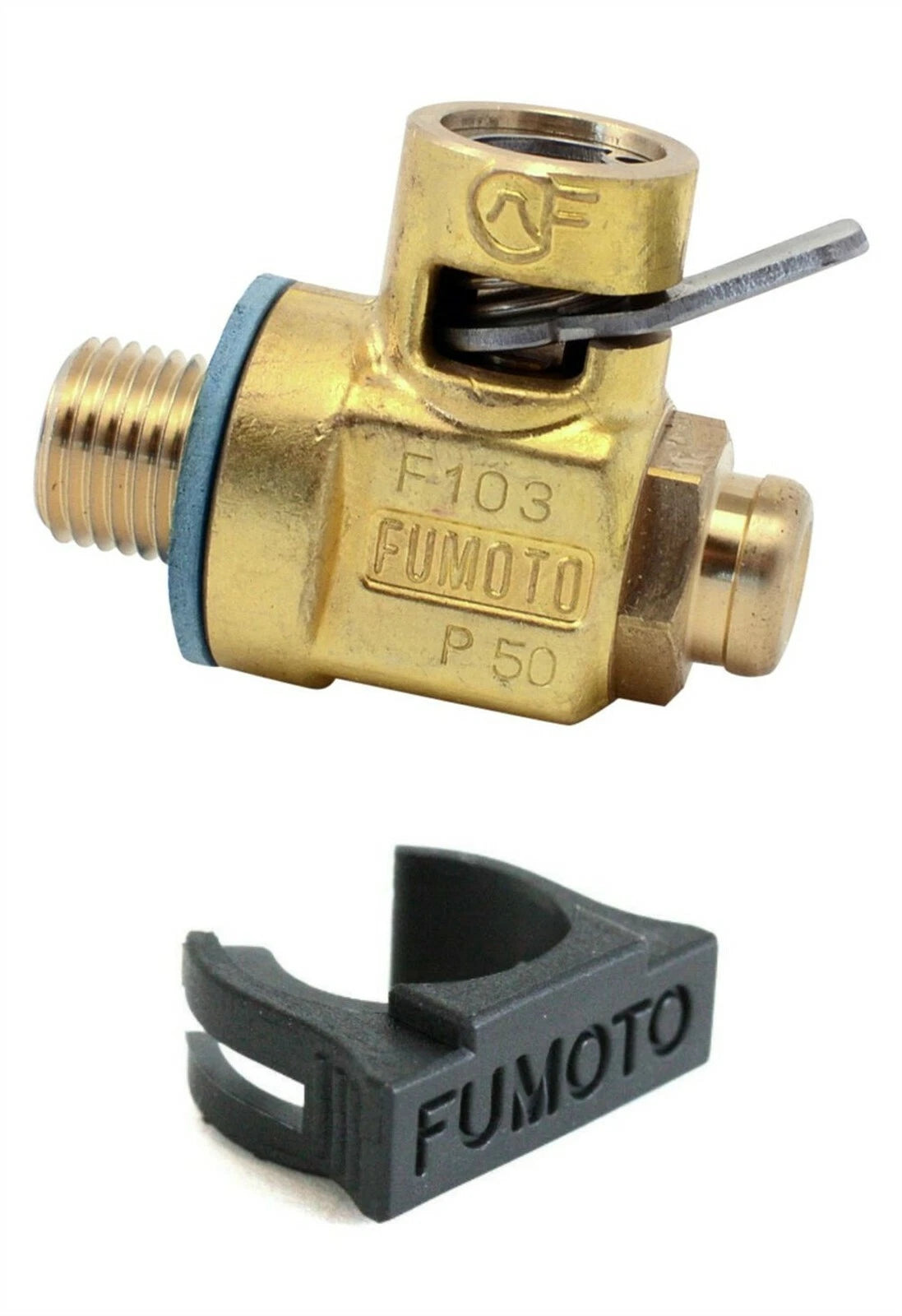Fumoto F103S Short Nipple Quick Oil Drain Valve + LC10 Clip for