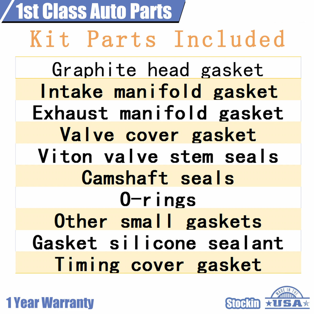 Engine Cylinder Head Gasket Set for Subaru Baja Legacy Impreza 2.5L H4 (2000–2009)