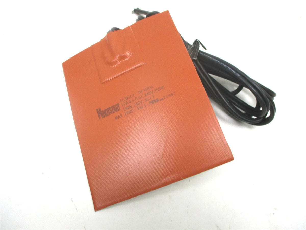 Hotstart Silicone Pad Heater 240V 150W for AF15024 (4" x 5", 6' Cord)
