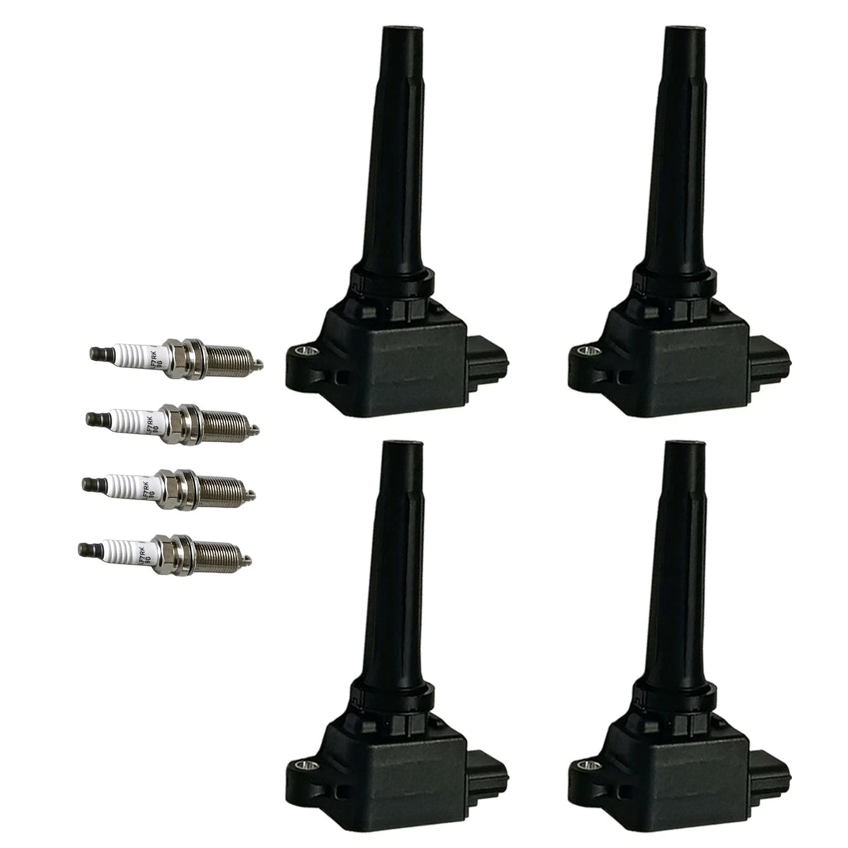 Set of 4 Ignition Coils & Spark Plugs for Toyota Yaris iA (2017–2018) UF822