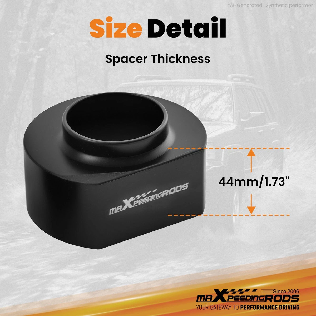 1.75" Lift Spacer for Jeep Cherokee Grand Cherokee (1985–2001)