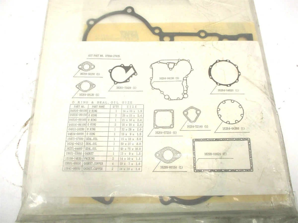 Lower Engine Gasket Kit for Kubota V1505 (07916-27925)