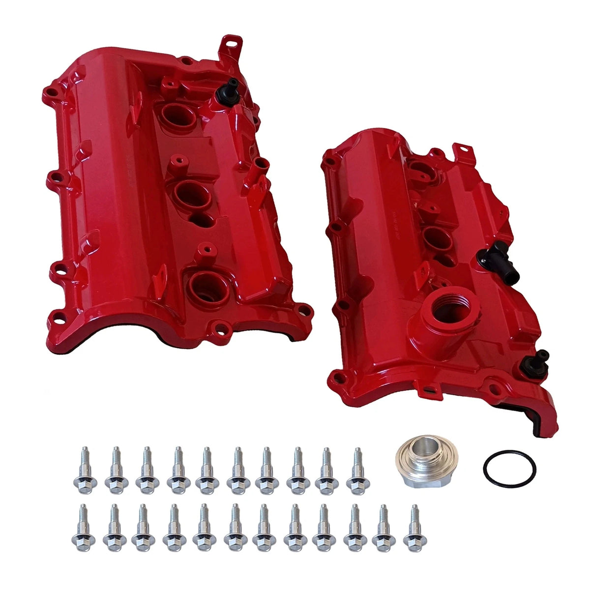 2X Aluminum Valve Cover for Infiniti G37 Q40 QX70 FX37 Nissan 370Z 3.7L