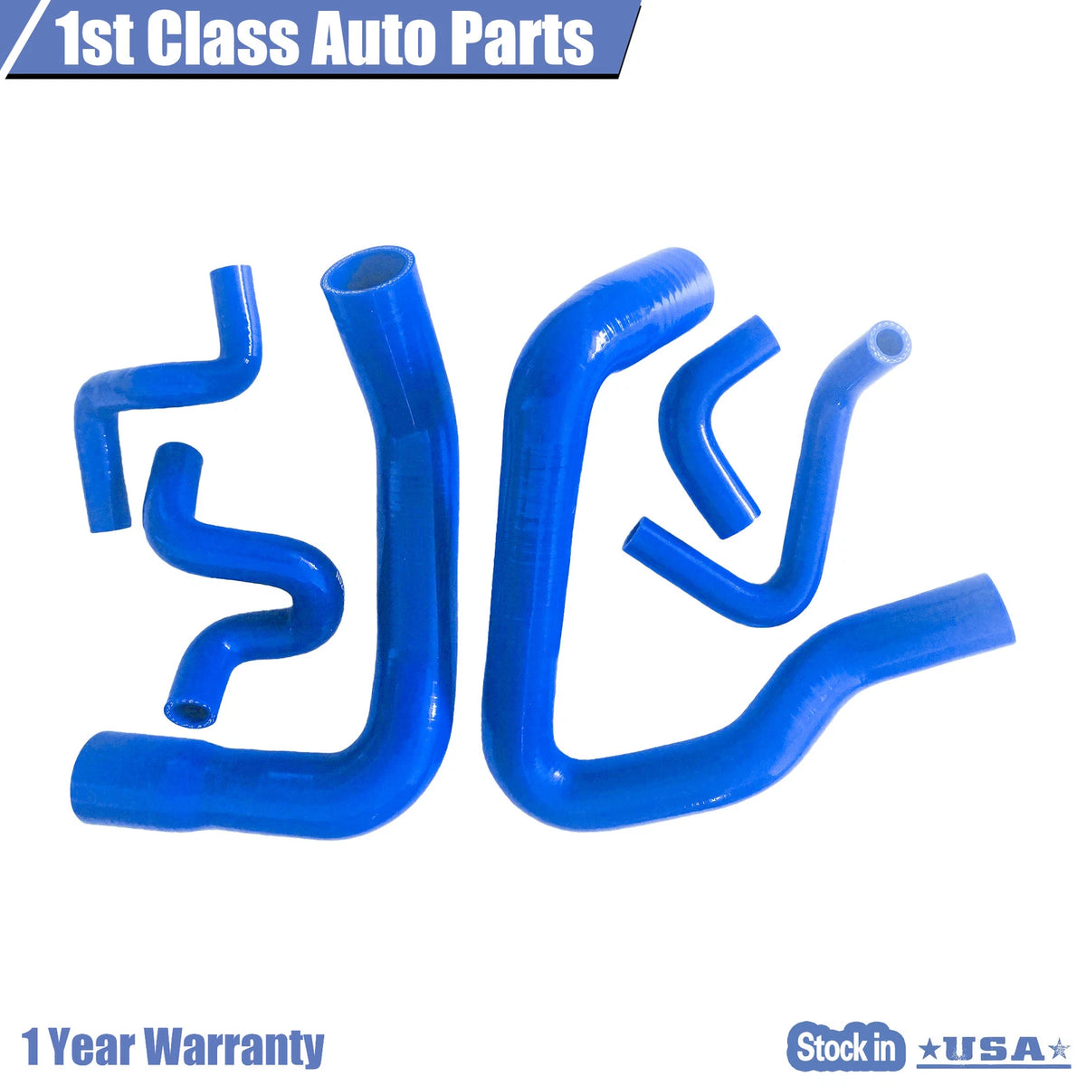 Silicone Radiator Hose Piping Kit for Mustang GT LX Cobra 5.0 (1986–1993)