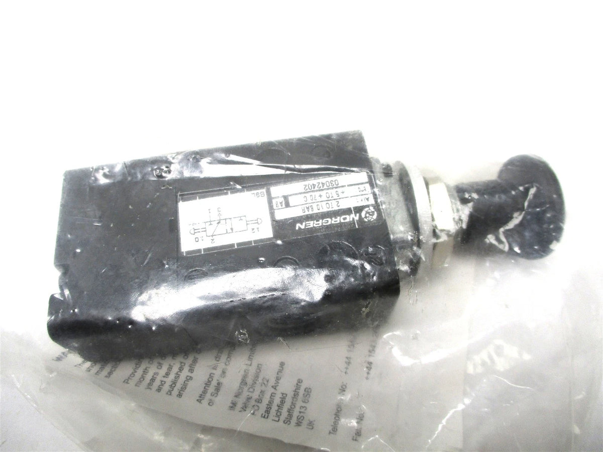 Norgren Super X 3/2 Manually Actuated Valve N.C. 304 Series for