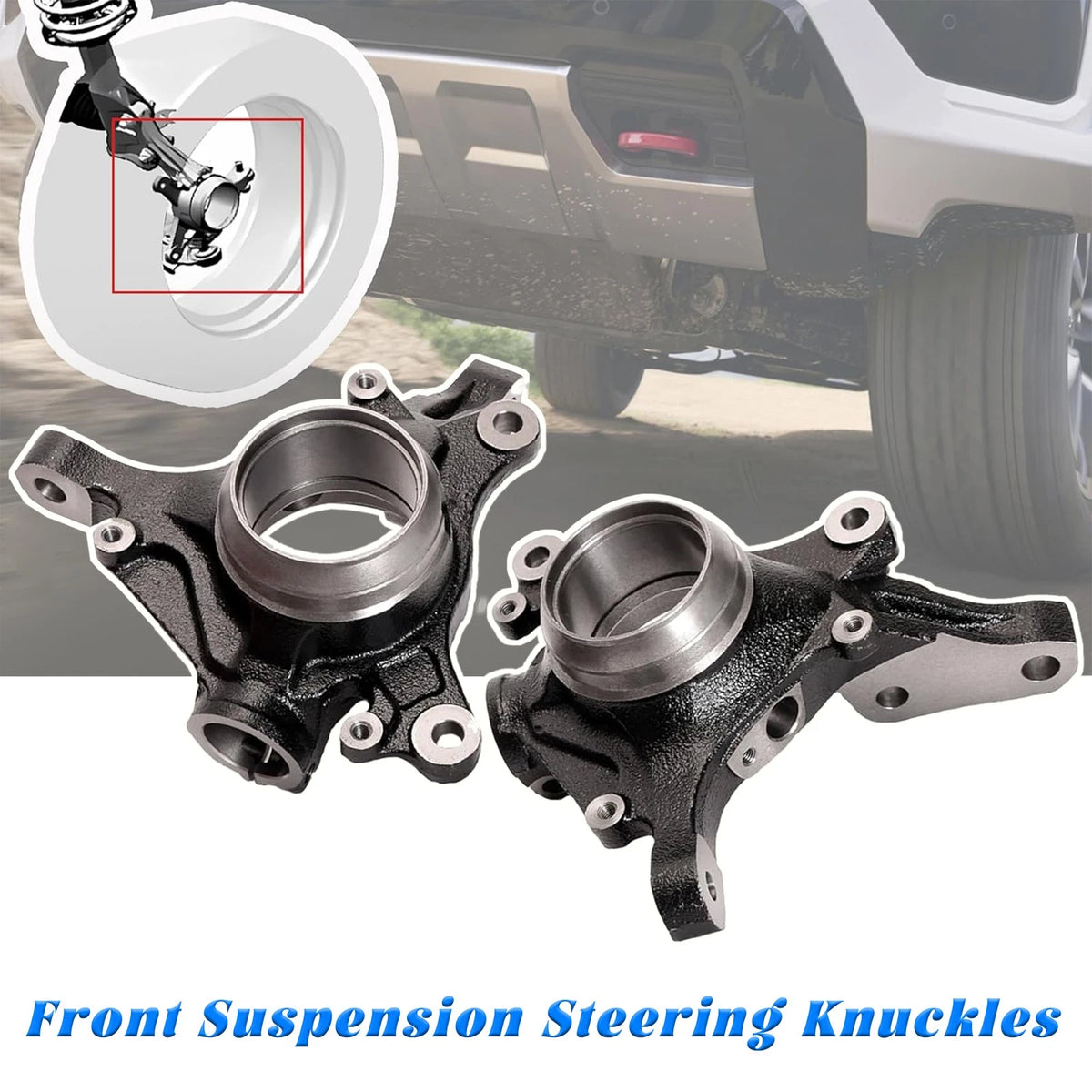 2X Front Steering Knuckles for Subaru Forester Baja Outback (2000–2008)