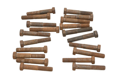 Set of 20 Hex Bolts 9/16" x 3/8-16 x 2-1/4" Grade 5 for Automotive
