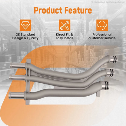 Aluminum Cooling Pipe for Porsche Cayenne S/Turbo (2003–2006) 94810605906