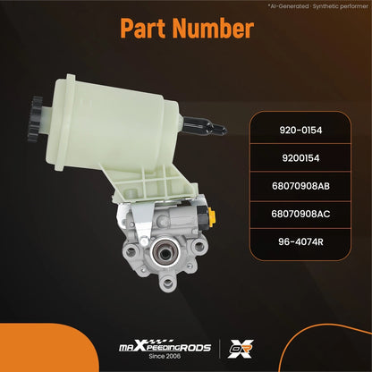 Power Steering Pump with Reservoir for Ram 2500 3500 4500 5500 L6 6.7L (2011–2012)
