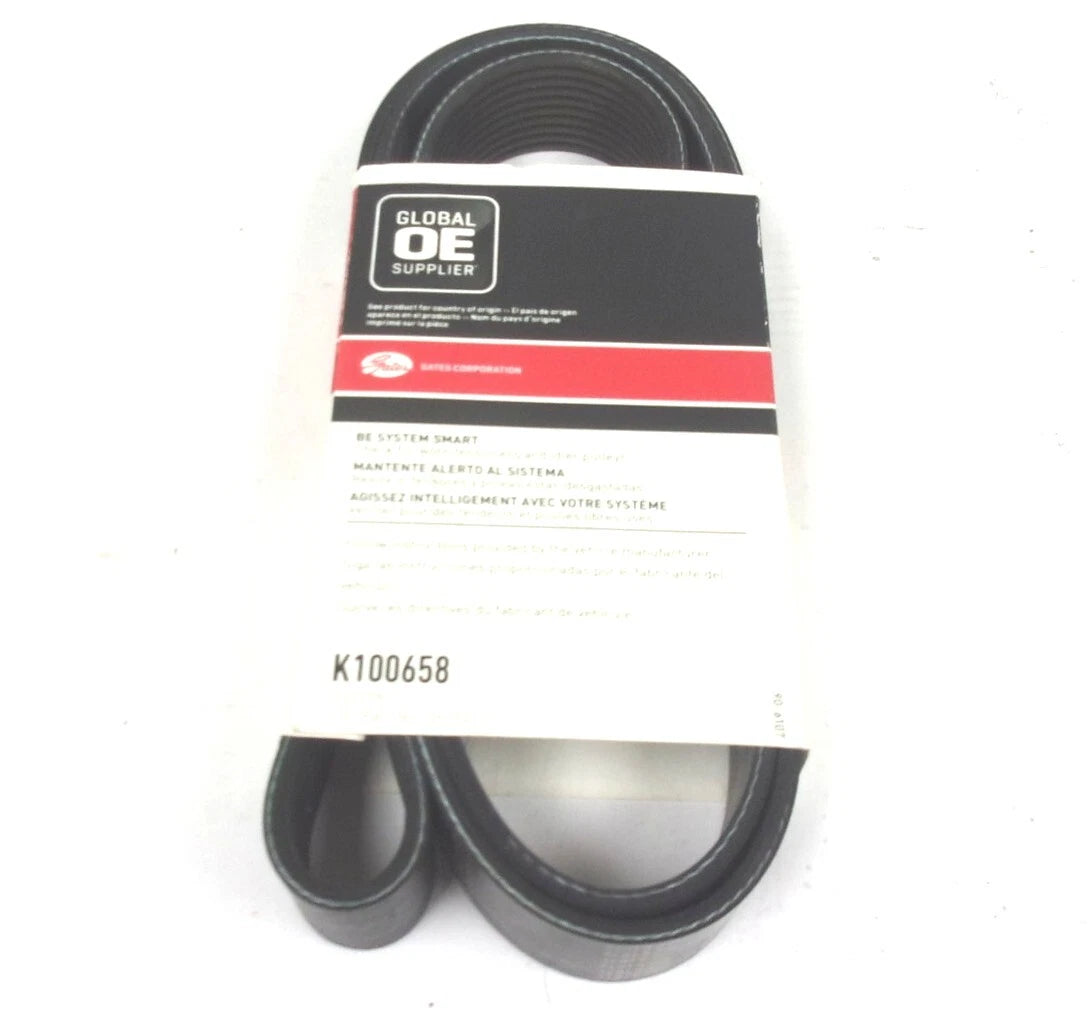 Gates Serpentine Micro-V Belt 10PK1672 for K100658 (66-3/8" X 1-3/8")