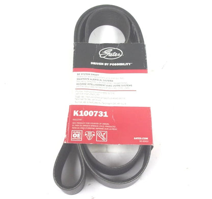 Gates Serpentine Micro-V Belt 10PK1857 for K100731 (73-3/4" X 1-3/8")