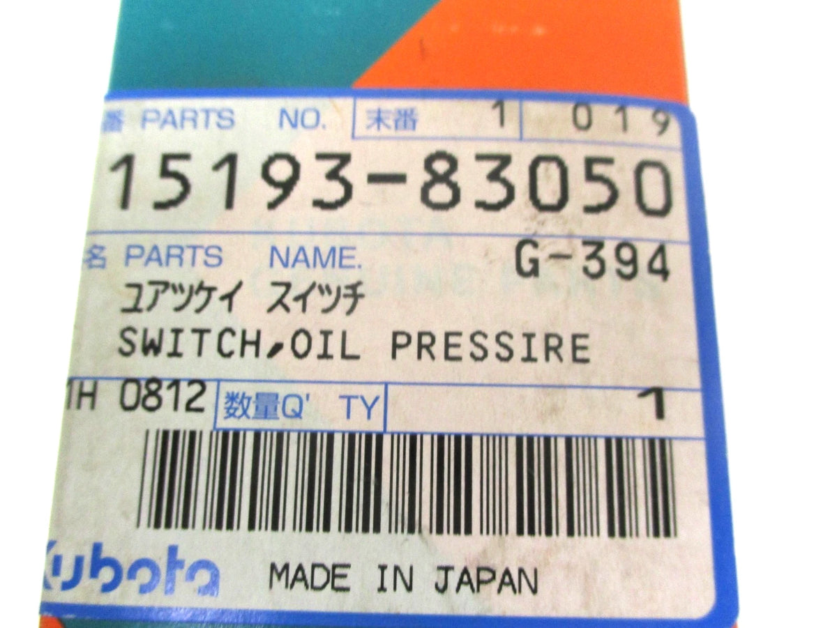 Genuine OEM Oil Pressure Switch for Kubota GV-3170 GV-3240 GV-3240SW