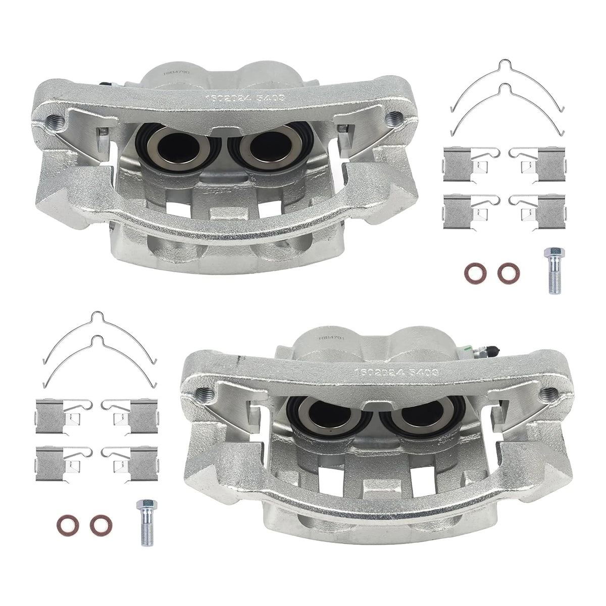 2X Front Brake Calipers w/Bracket for Ford Excursion F-250 Super Duty (2000–2005)