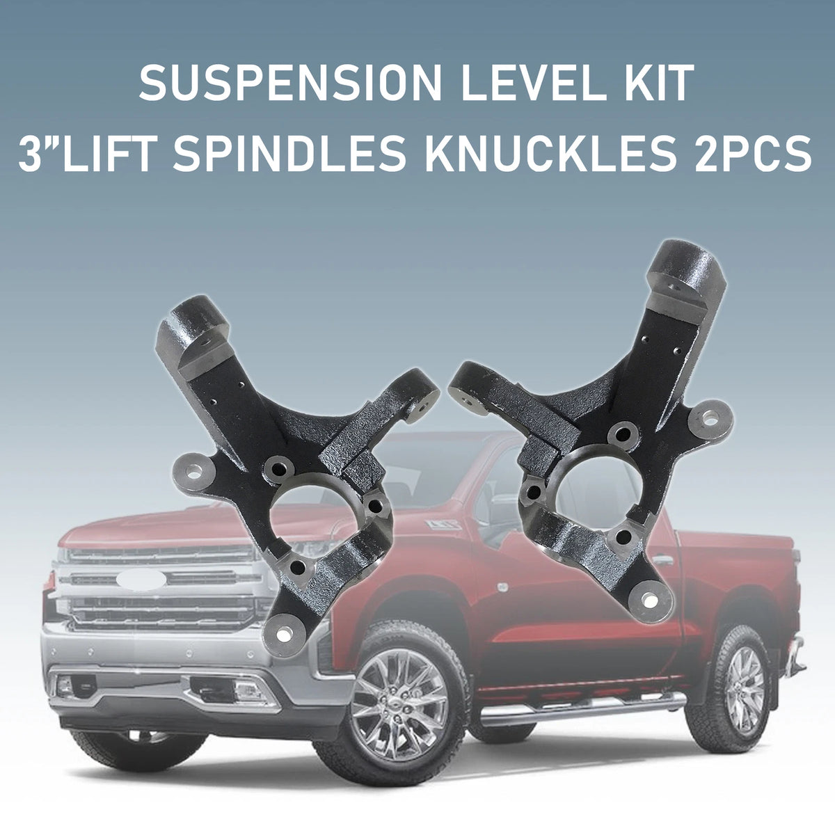 3" Lift Spindles Suspension Level Kit for Chevy 1500 2WD Pickup SUV (1999–2006)